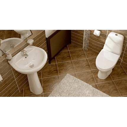 Унитаз-компакт Santeri Соната 1.P201.2.S00.00B.F с крышкой полипропилен - фото 2