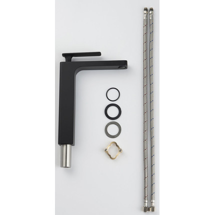 Смеситель для раковины высокий Timo Torne 4311/03F, черный - фото, картинка 7 Смеситель для раковины высокий Timo Torne 4311/03F, черный - фото 7