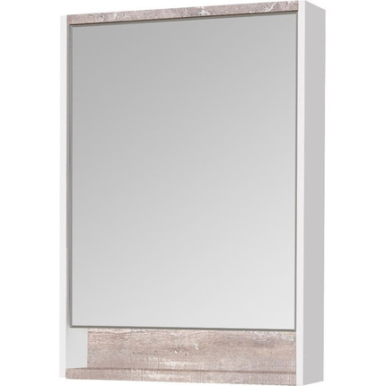 Зеркало-шкаф Акватон Капри 60 см 1A230302KPDA0, белый/бетон пайн - фото 