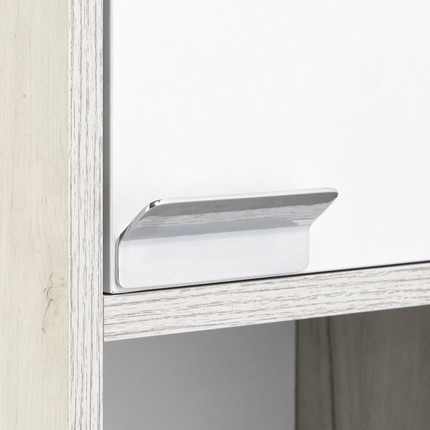 Шкаф подвесной Акватон Флай 35 см 1A237903FAX1R, белый/дуб крафт - фото, картинка 4 Шкаф подвесной Акватон Флай 35 см 1A237903FAX1R, белый/дуб крафт - фото 4