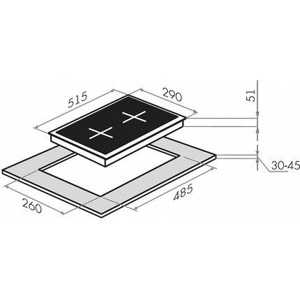 Газовая варочная поверхность Maunfeld EGHG.32.1CB/G Domino - фото 17