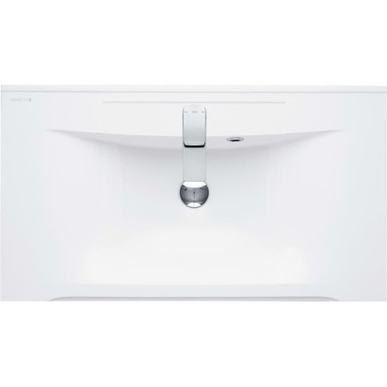Тумба подвесная с раковиной Акватон Диор 100 см 1A167701DR010, белый - фото 8