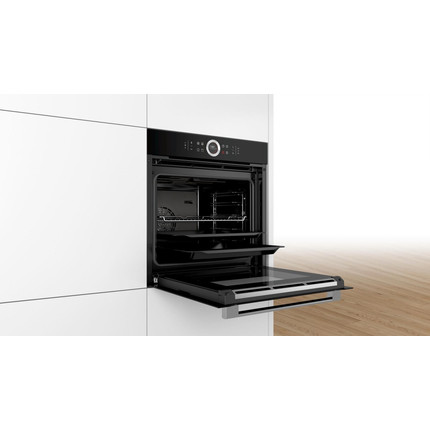 Встраиваемый электрический духовой шкаф Bosch Serie 8 HBG634BB1 - фото 5