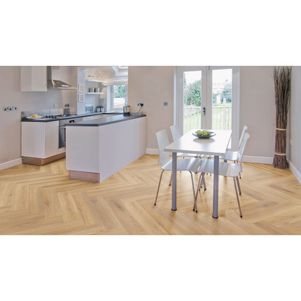 Ламинат Kronotex Herringbone 133x665 мм D 3861, дуб пизанский - фото 2