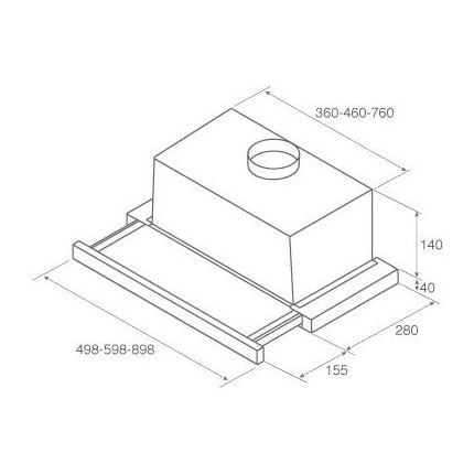 Вытяжка Jet Air Aurora LX/GRX/F/60 - фото 3