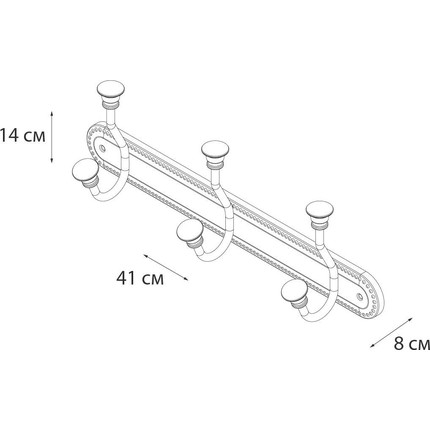 Набор крючков Fixsen Adele FX-55005-3 - фото 3