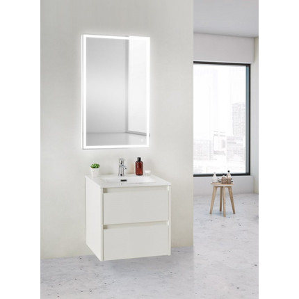 Тумба подвесная с раковиной BelBagno KRAFT 39-700/390-2C-SO-BO 70 см, Bianco Opaco - фото 2