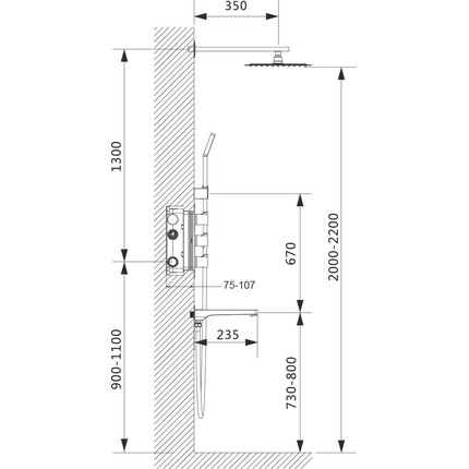 Душевая система для душа с термостатом Timo Petruma SX-5059/00SM - фото 5