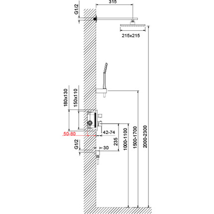 Душевая система для душа Timo Selene SX-2069/00SM (1113) - фото 5