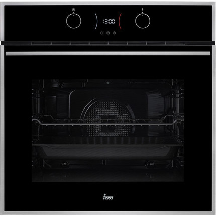 Электрический духовой шкаф Teka Maestro HLB 830 Stainless steel 41560062 (чёрное стекло) - фото 