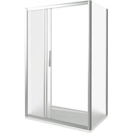 Душевое ограждение Bas Orion WTW+SP G-CH 130х100 см хром/матовое - фото 3