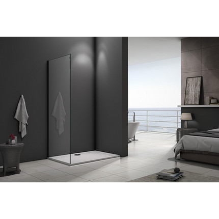 Боковая стенка Bas Galaxy SP-80-C-B 80 см чёрный/прозрачное - фото 2