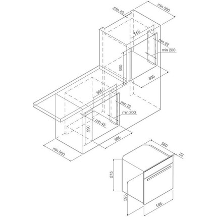 Электрический духовой шкаф Graude BK 60.1 SM - фото 2