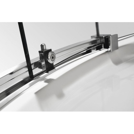 Душевое ограждение Cezares 90х90 см STYLUS-O-M-R-2-90-C-Cr (стекло 8 мм) хром/прозрачное - фото 4