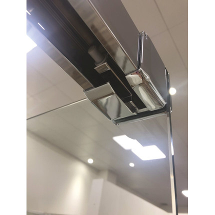 Душевое ограждение Cezares 120х80 см TANDEM-SOFT-AH-2-120/80-P-Cr-R, хром/матовое - фото 4