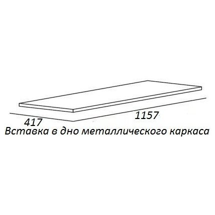 Тумба напольная с раковиной Cezares CADRO-120/46/73-2C-PIA-MET-ST 120 см, черный - фото 3