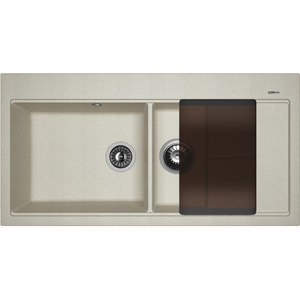 Кухонная мойка Florentina Россана 20.335.E1000.305, грей, Цвет производителя: грей - фото 