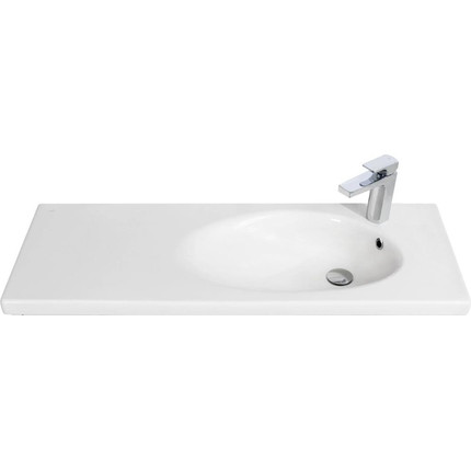 Тумба подвесная с раковиной Roca Etna 100 см 857302806, белый - фото 5