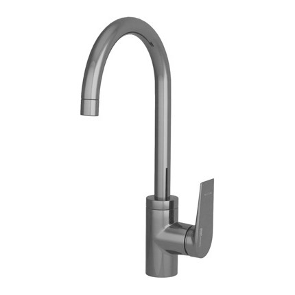 Смеситель для кухни WasserKraft Wiese 8407, оружейная сталь - фото 