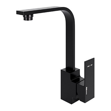 Смеситель для кухни WasserKraft Abens 2007, черный - фото 