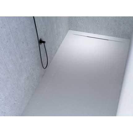 Акриловый поддон Riho Isola DR18 140х80 см D007010090 светло-серый - фото 3