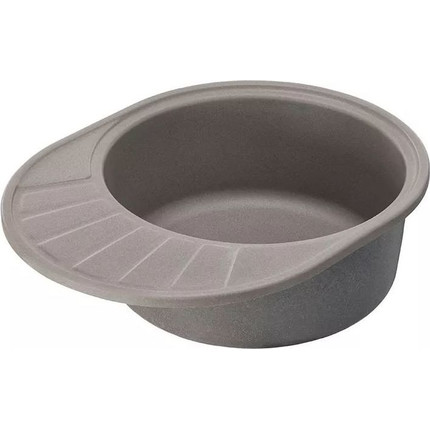 Кухонная мойка Акватон Чезана 1A711232CS250, серый шёлк, Цвет производителя: серый шёлк - фото 2