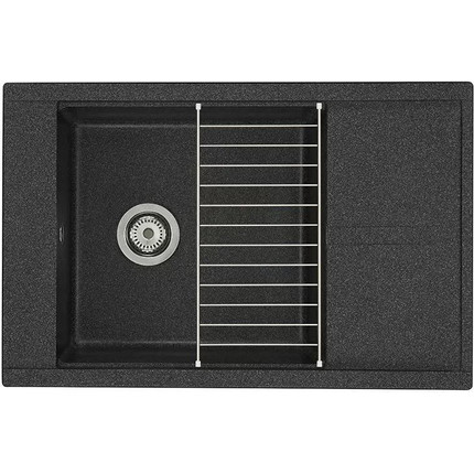Кухонная мойка Акватон Делия 1A715132DE210, графит, Цвет производителя: графит - фото 2