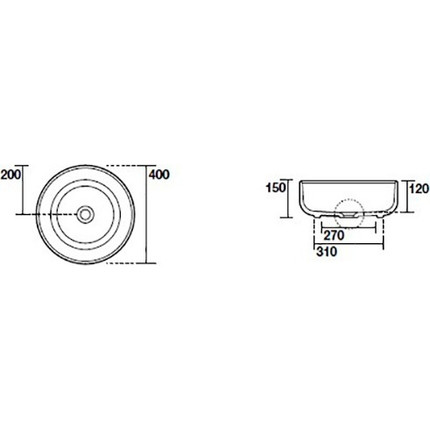 Раковина-чаша Kerasan Nolita 40 см 534431*0, черный - фото 2