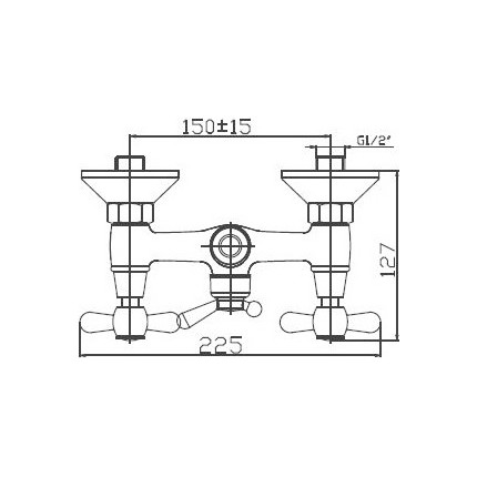 Смеситель для ванны Haiba HB2125 - фото 3