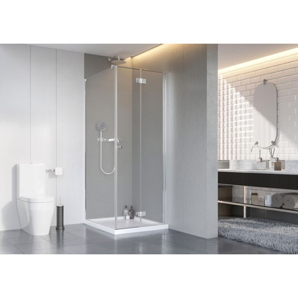 Душевое ограждение Radaway Nes KDJ B 90х90 см R, хром/прозрачное - фото 2