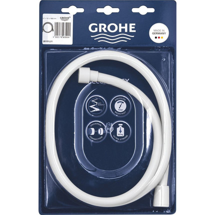 Душевой шланг Grohe Relexaflex 1500 мм 28151L01, белый - фото 2