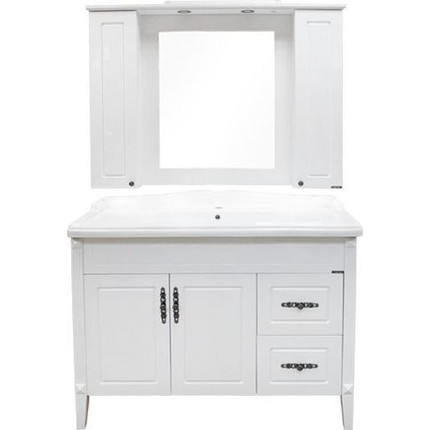 Тумба напольная с раковиной Comforty Палермо 120 см, белый - фото 4