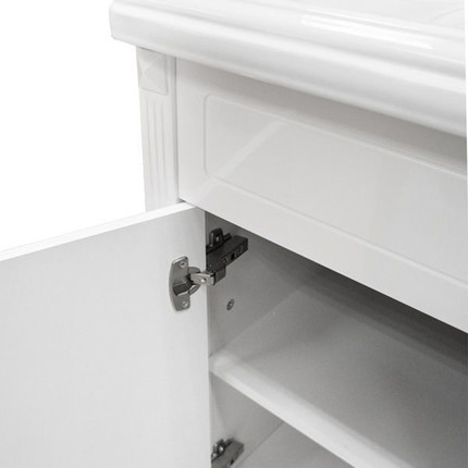 Тумба напольная с раковиной Comforty Палермо 120 см, белый - фото 8