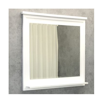 Зеркало Comforty Феррара 80 см, белый - фото 