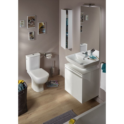 Унитаз-компакт безободковый Jacob Delafon Struktura UJAJ102-WTE - фото, картинка 5 Унитаз-компакт безободковый Jacob Delafon Struktura UJAJ102-WTE - фото 5