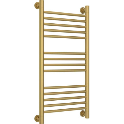 Полотенцесушитель водяной Сунержа Богема+ П14 800x400 мм (прямая перемычка) 032-0220-8040, золото матовое - фото 