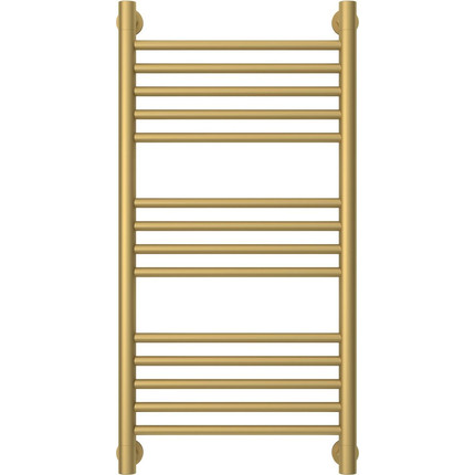 Полотенцесушитель водяной Сунержа Богема+ П14 800x400 мм (прямая перемычка) 032-0220-8040, золото матовое - фото 2