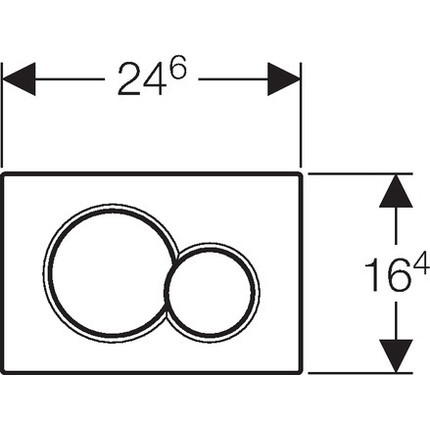 Кнопка смыва Geberit Sigma 01 115.770.21.5 - фото 2