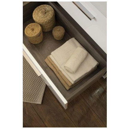 Тумба подвесная с раковиной Aquanet Nova 75 см 242262, белый, Цвет фасада: белый - фото 16