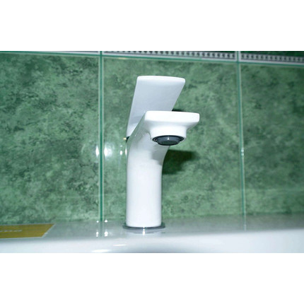 Смеситель для раковины Lemark Allegro LM5906CW, хром/белый - фото 6