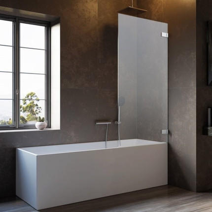 Шторка для ванны Radaway Arta QL PNJ I 30-100 см 10102500-03-01R (стекло 8 мм), хром/прозрачное - фото 