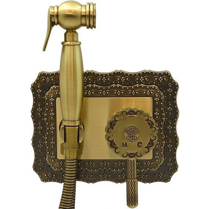 Набор для гигиенического душа Bronze de Luxe Windsor 10136, бронза - фото 