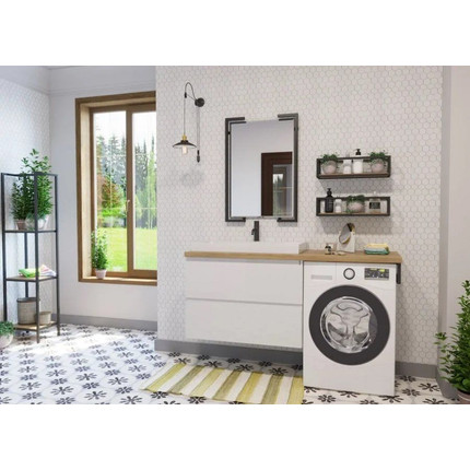 Тумба подвесная с раковиной-столешницей Эстет Malibu Luxe 155 см L ФР-00007116 - фото, картинка 5 Тумба подвесная с раковиной-столешницей Эстет Malibu Luxe 155 см L ФР-00007116 - фото 5