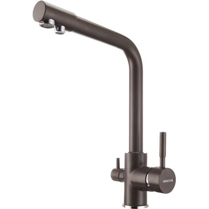 Смеситель для кухни Акватон Руан 1AX004FCXX280, кофе - фото 2