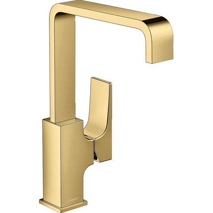 Смеситель для раковины Hansgrohe Metropol 32511990, золото - фото 