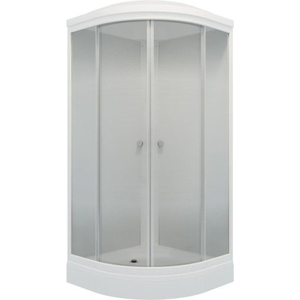 Душевая кабина Triton Лайт А ДН4 100х100 см, белый/матовое - фото, картинка 2 Душевая кабина Triton Лайт А ДН4 100х100 см, белый/матовое - фото 2