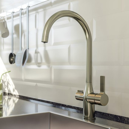 Смеситель для кухни Iddis Pure PURBNFJi05, сатин - фото 2