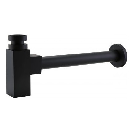 Сифон для умывальника BelBagno BB-SMQ2-NERO, черный - фото 