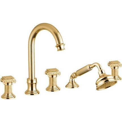 Смеситель для ванны Cezares OLIMP-BVD-03/24-O, золото, Цвет производителя: золото - фото 