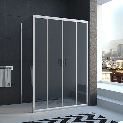 Душевое ограждение Veconi Rovigo 140х90 см RV045-14090PR-01-19C1, хром/прозрачное - фото 2